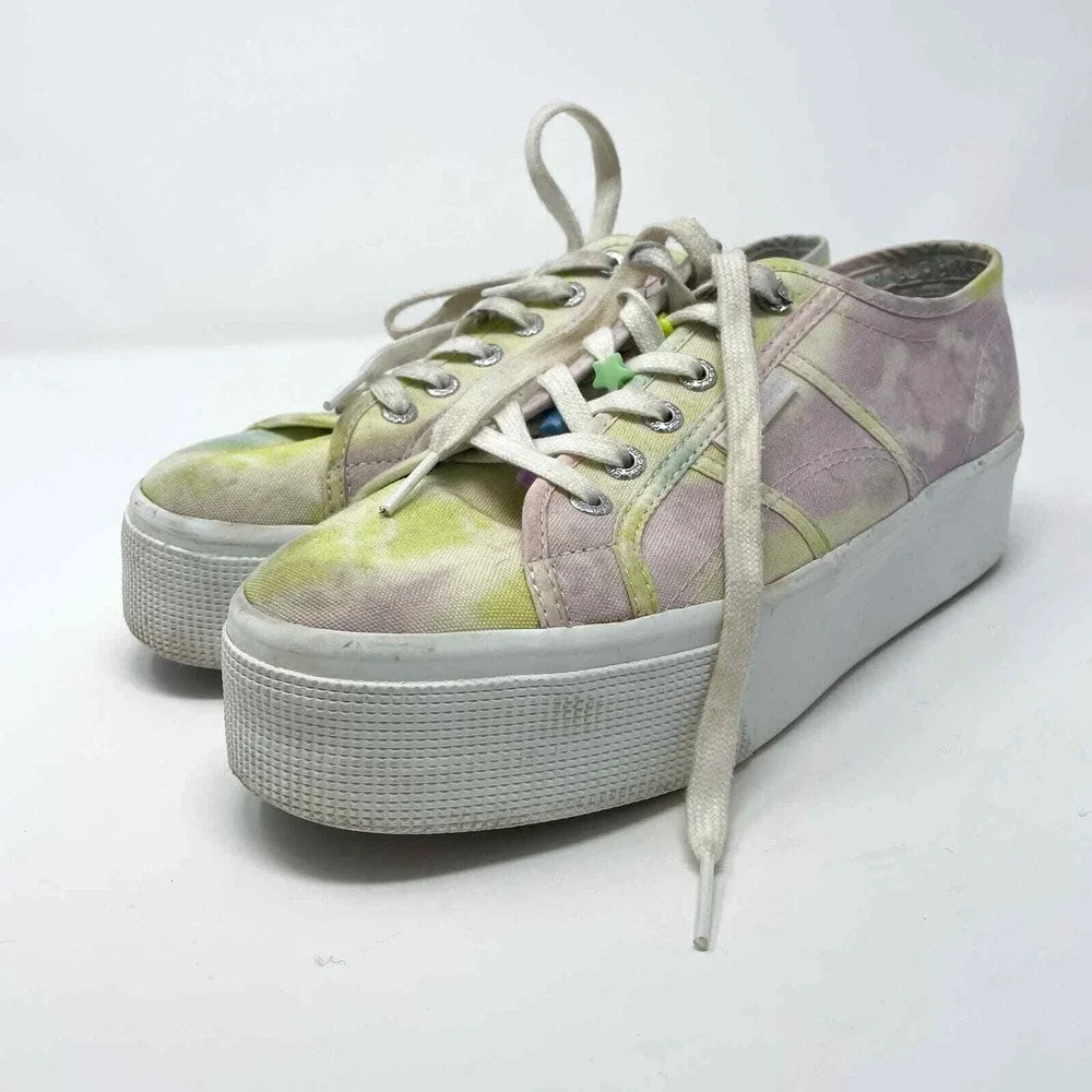 SUPERGA Tie Dye Platform‎ Sneakers